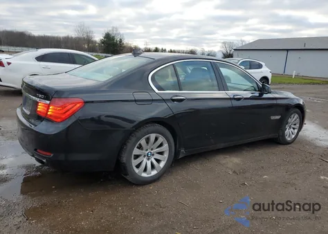 2010 BMW 750I xDrive from USA, damaged, VIN WBAKC6C50ACL67892